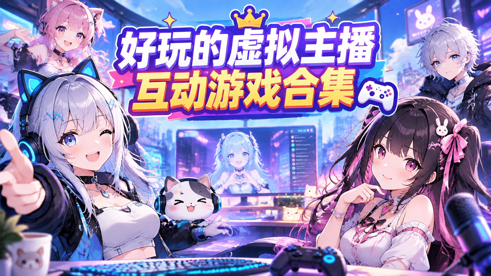 好玩的虚拟主播互动游戏合集