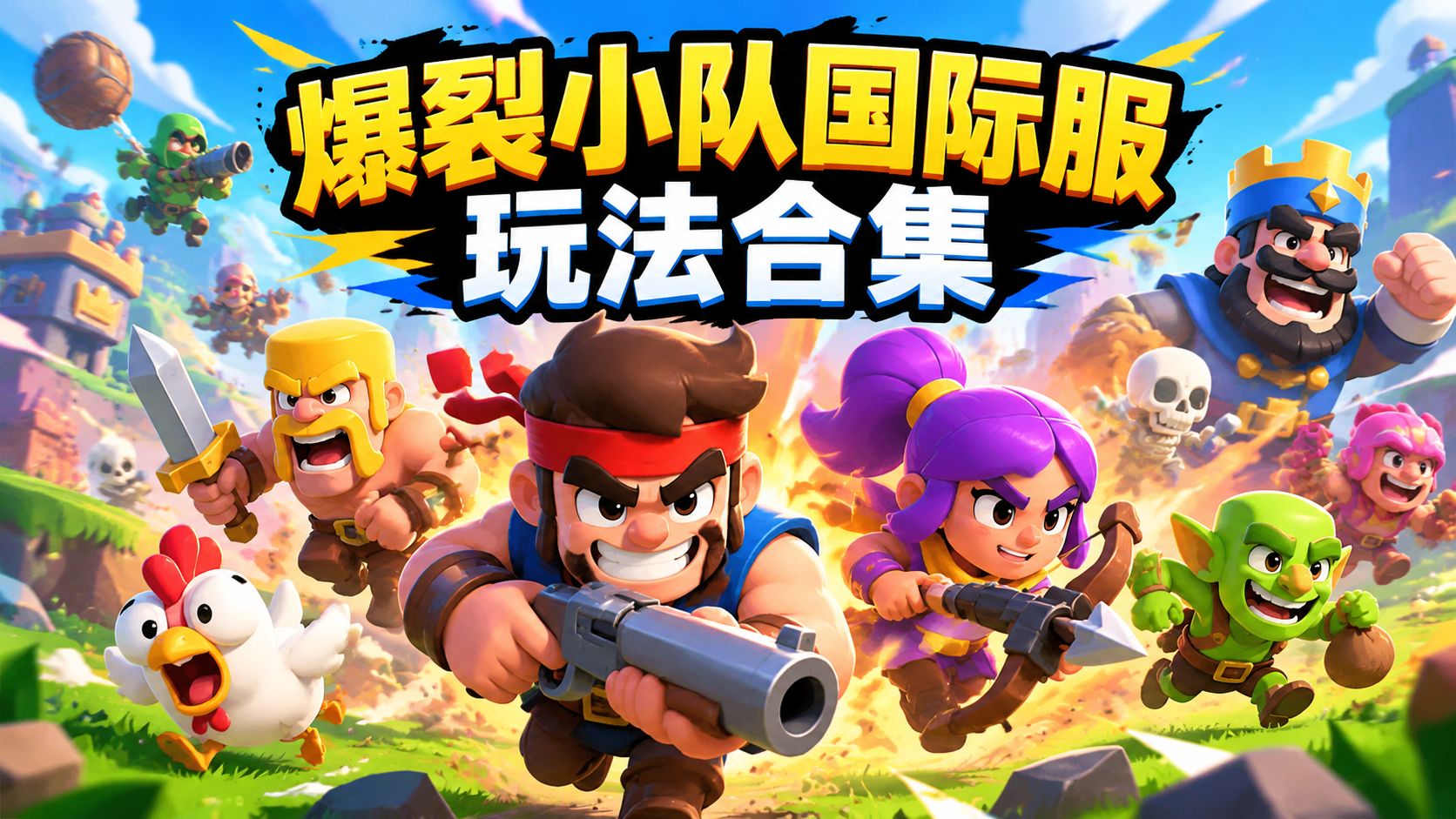 爆裂小队国际服玩法合集