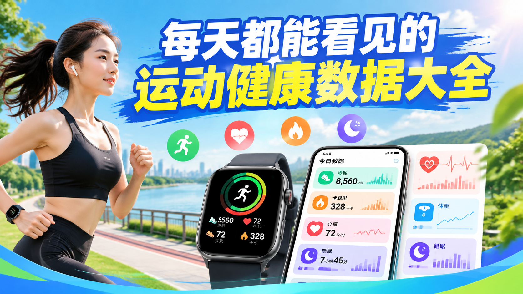 每天都能看见的运动健康数据大全