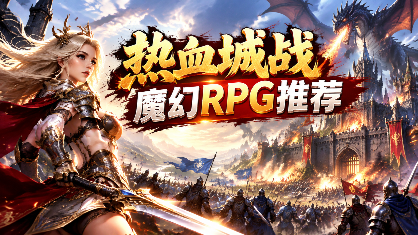 热血城战魔幻RPG推荐