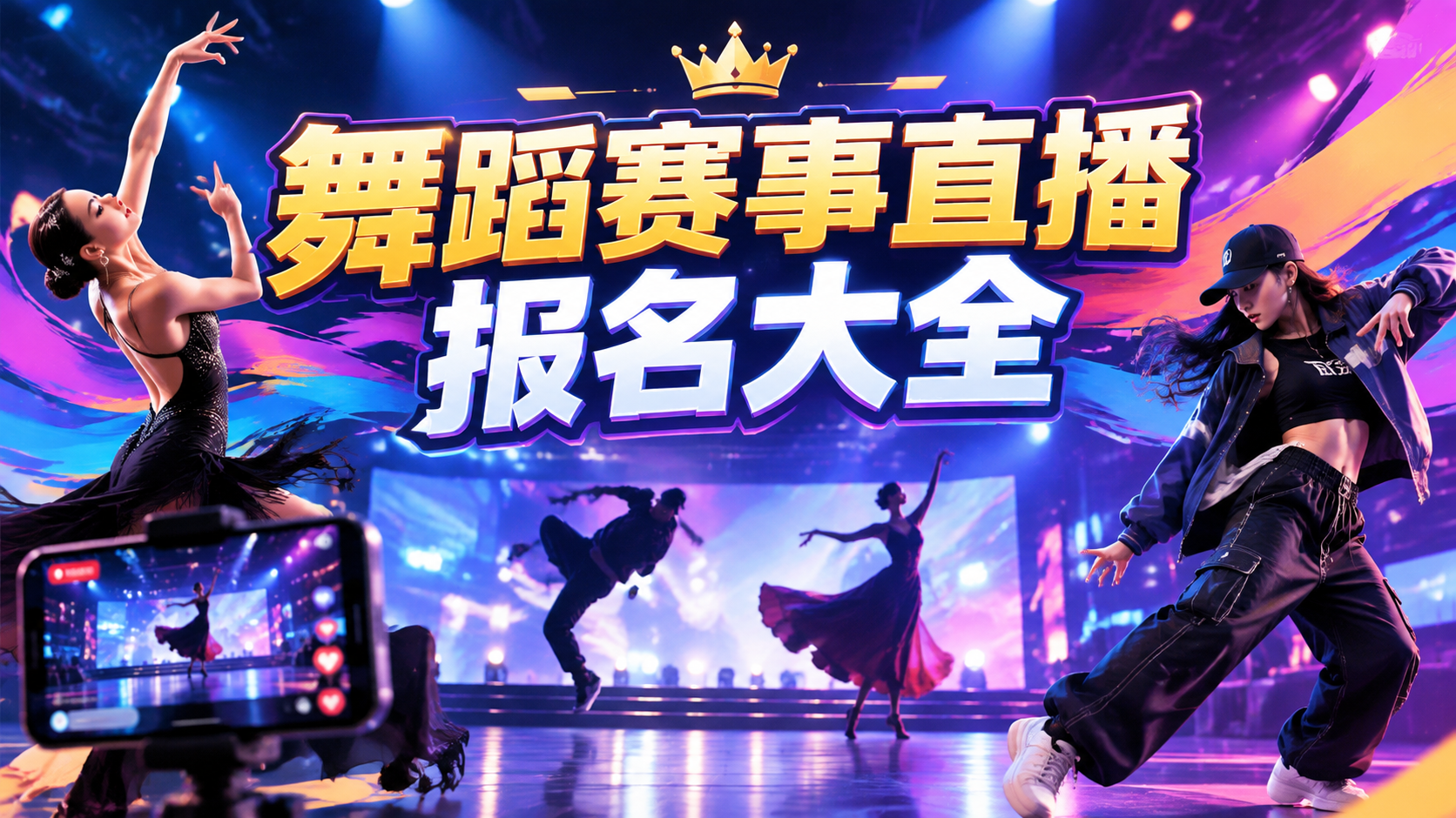 舞蹈赛事直播报名大全