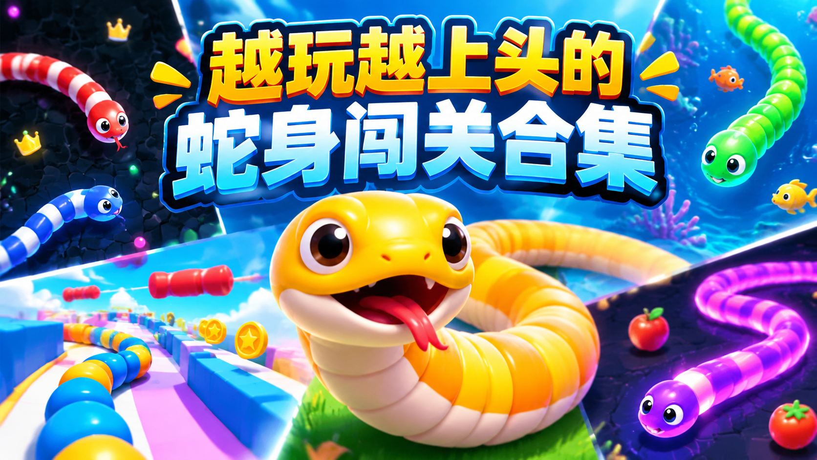 越玩越上头的蛇身闯关合集