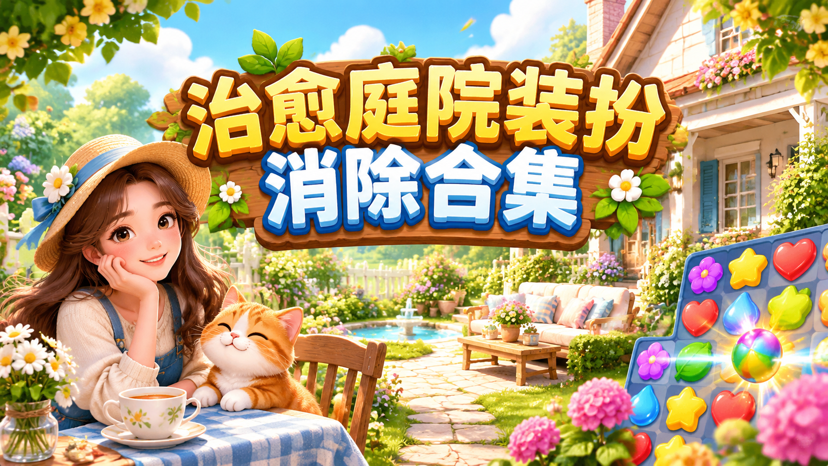 治愈庭院装扮消除合集