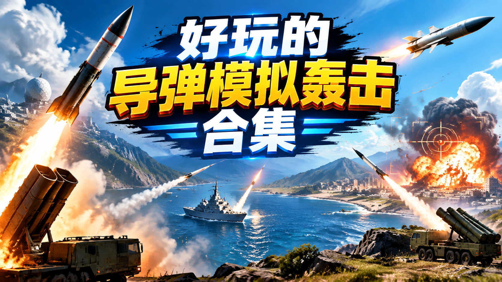 好玩的导弹模拟轰击合集