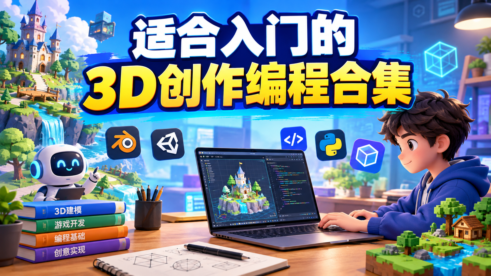 适合入门的3D创作编程合集