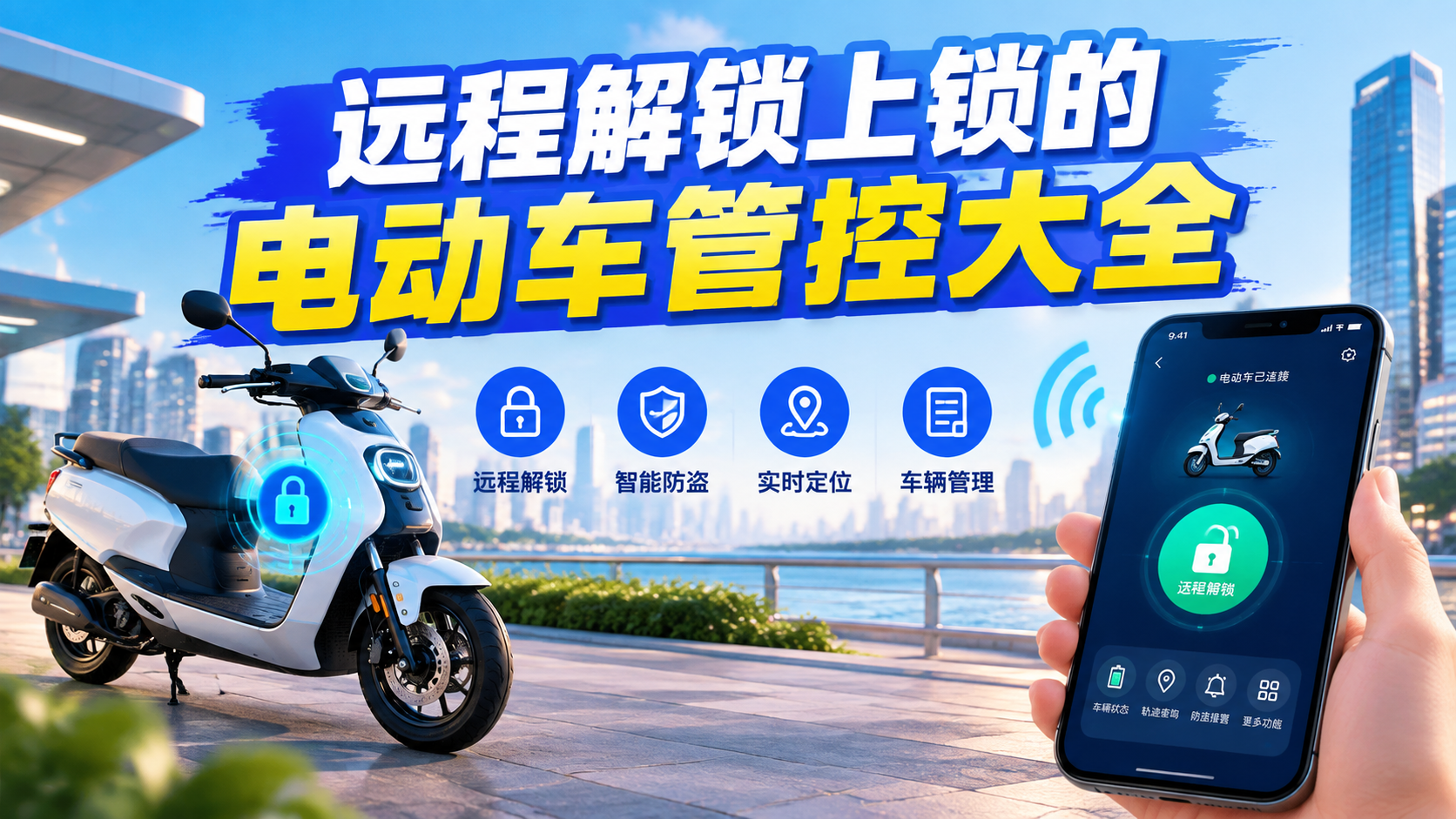 远程解锁上锁的电动车管控大全