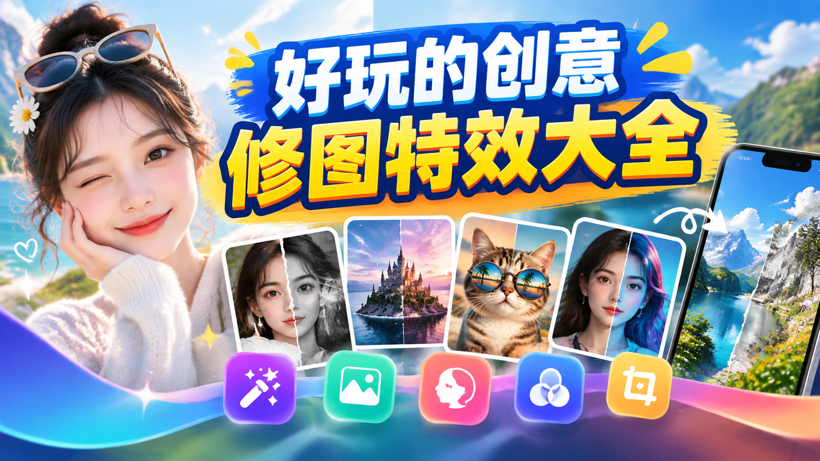 好玩的创意修图特效大全