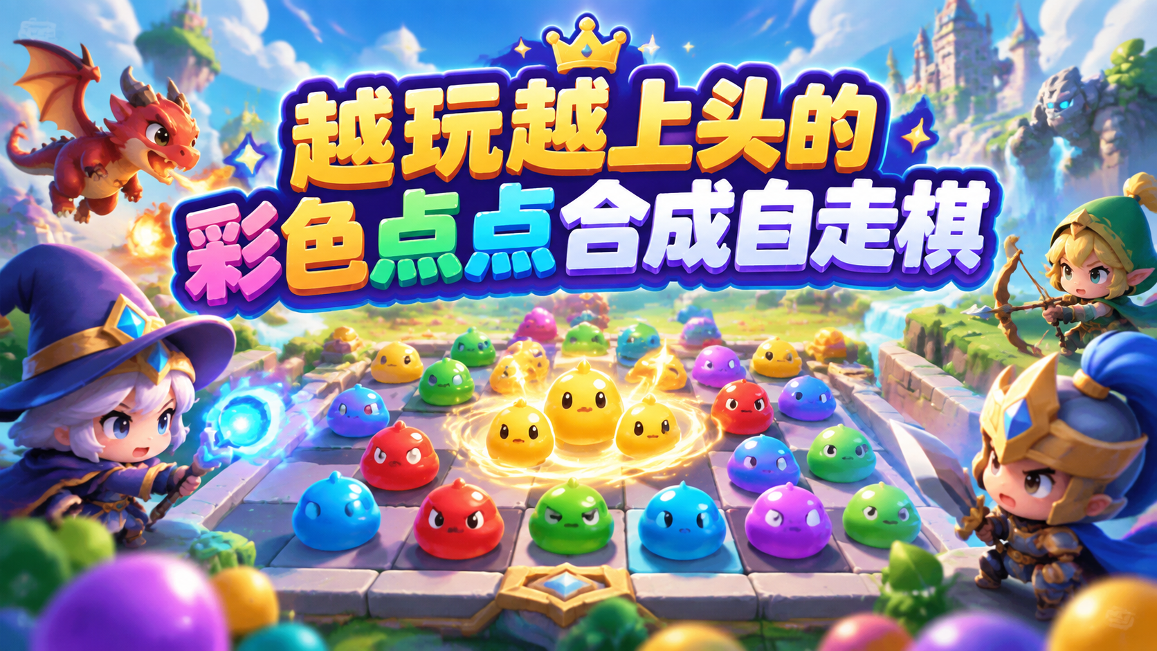 越玩越上头的彩色点点合成自走棋
