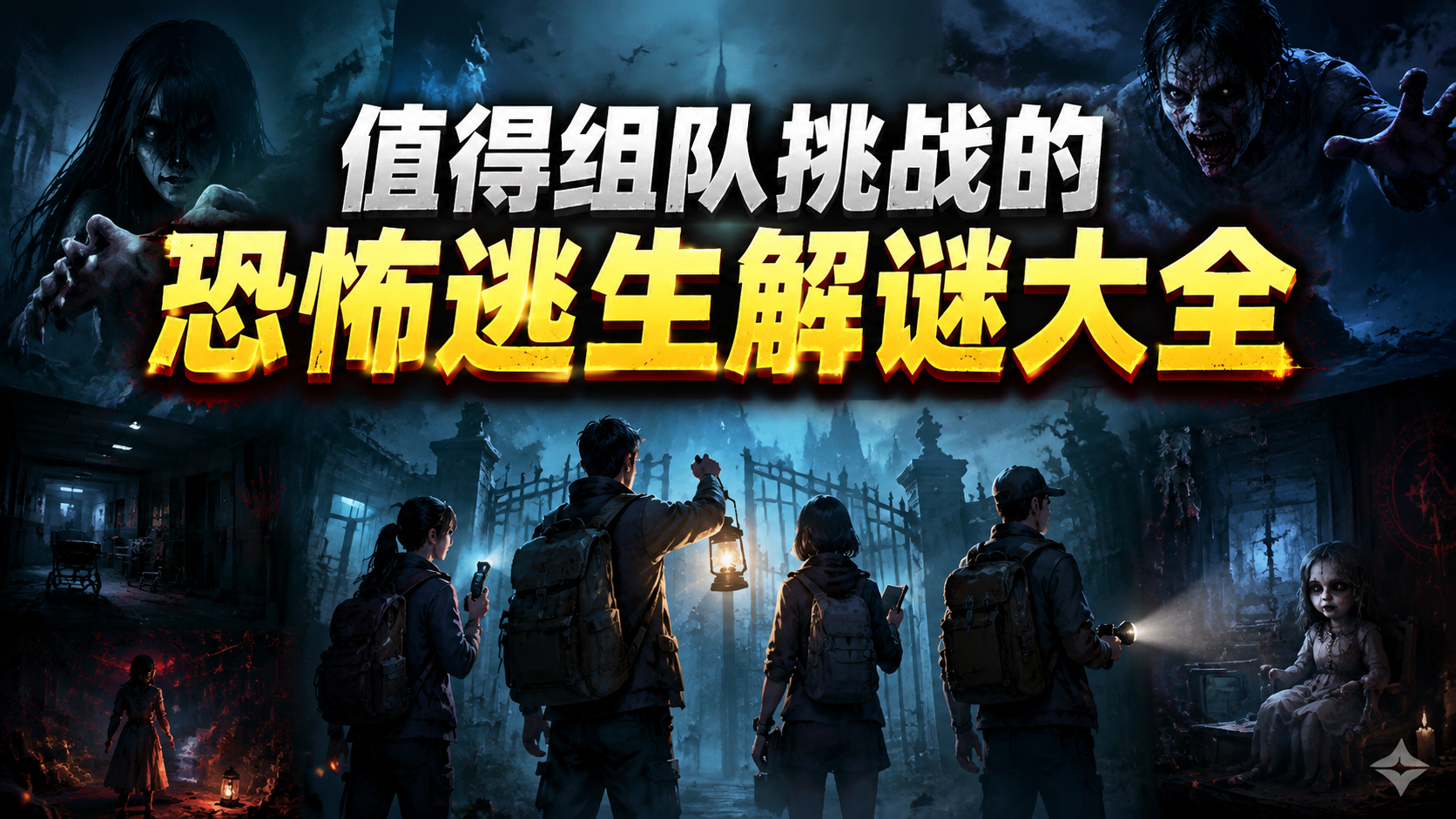 值得组队挑战的恐怖逃生解谜大全