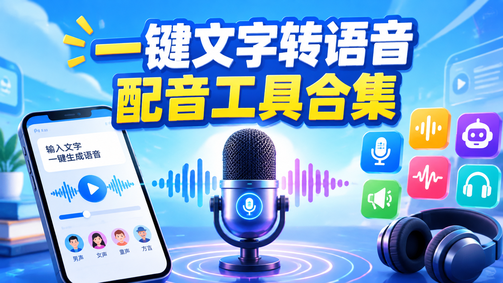 一键文字转语音配音工具合集