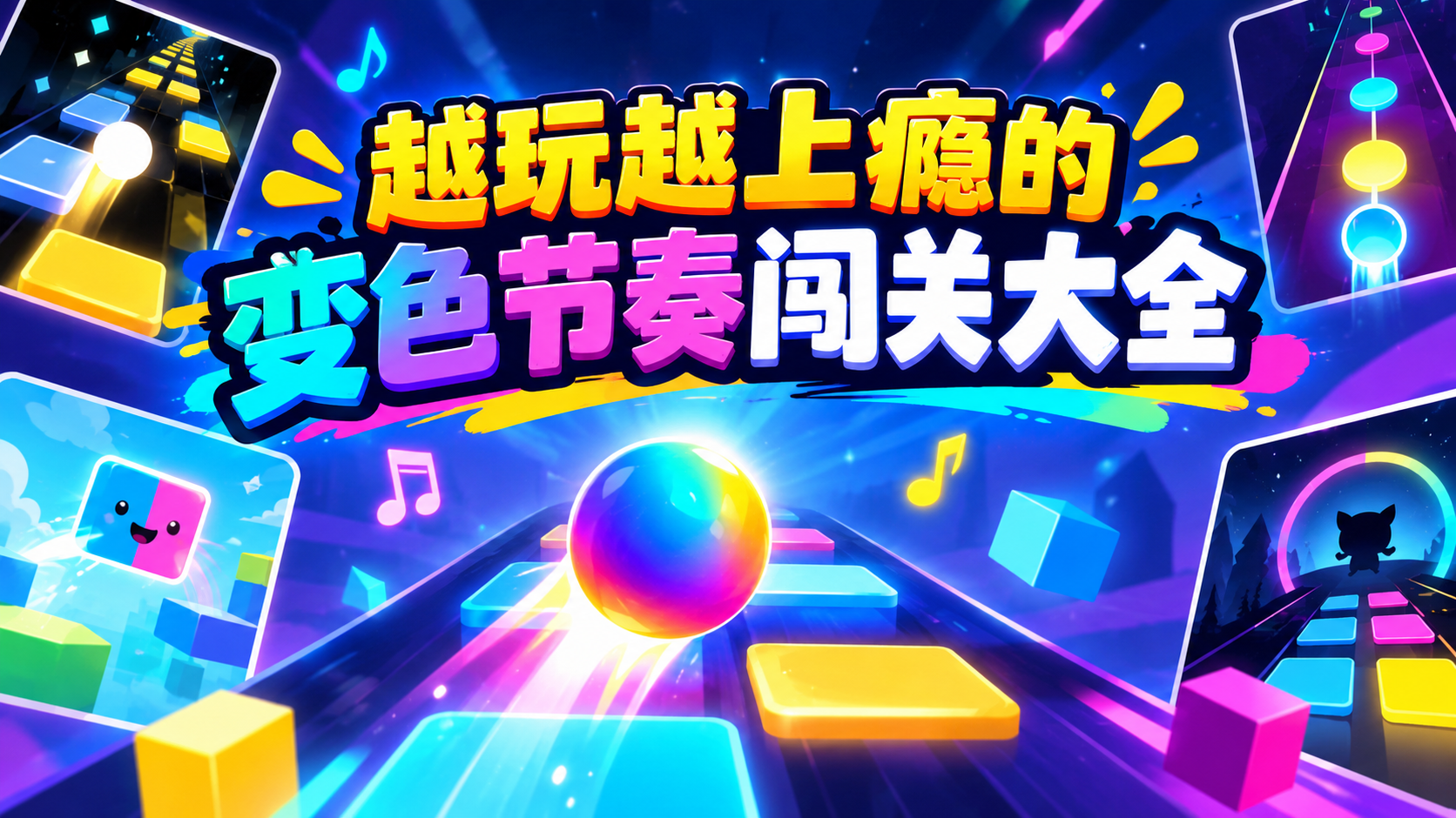 越玩越上瘾的变色节奏闯关大全