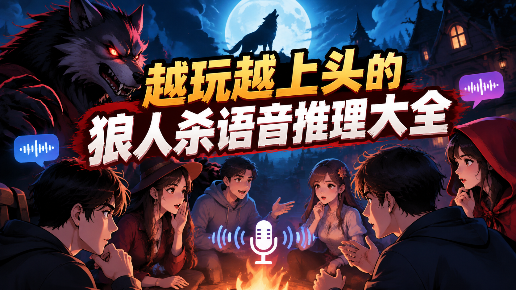 越玩越上头的狼人杀语音推理大全
