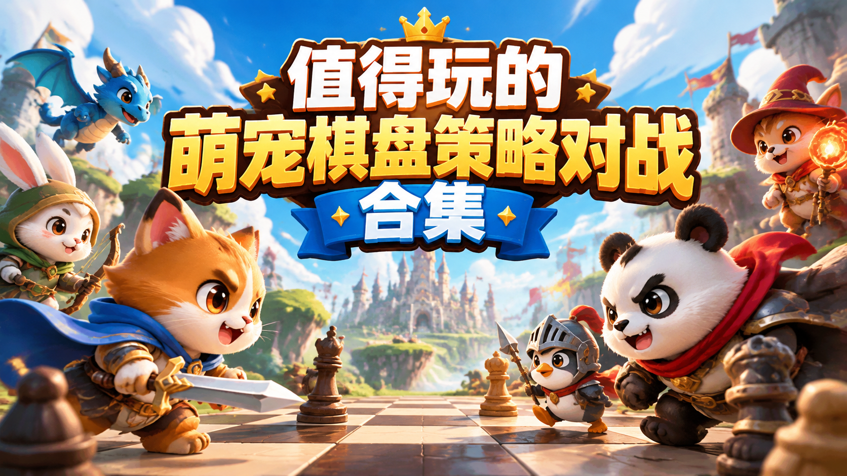 值得玩的萌宠棋盘策略对战合集