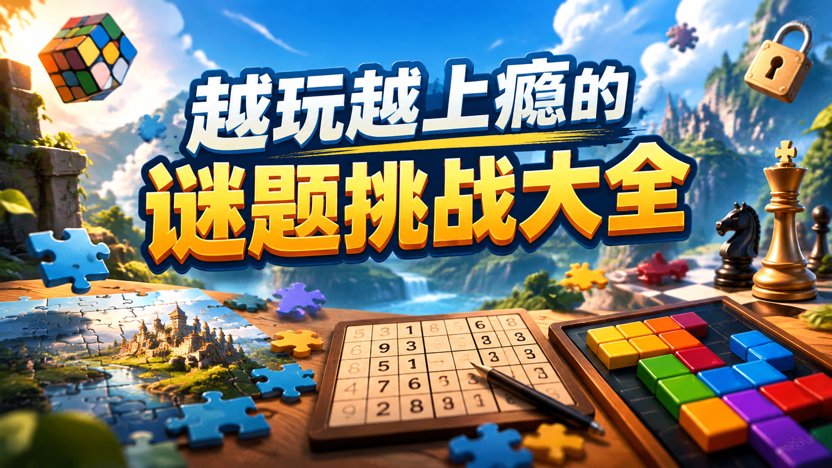 越玩越上瘾的谜题挑战大全