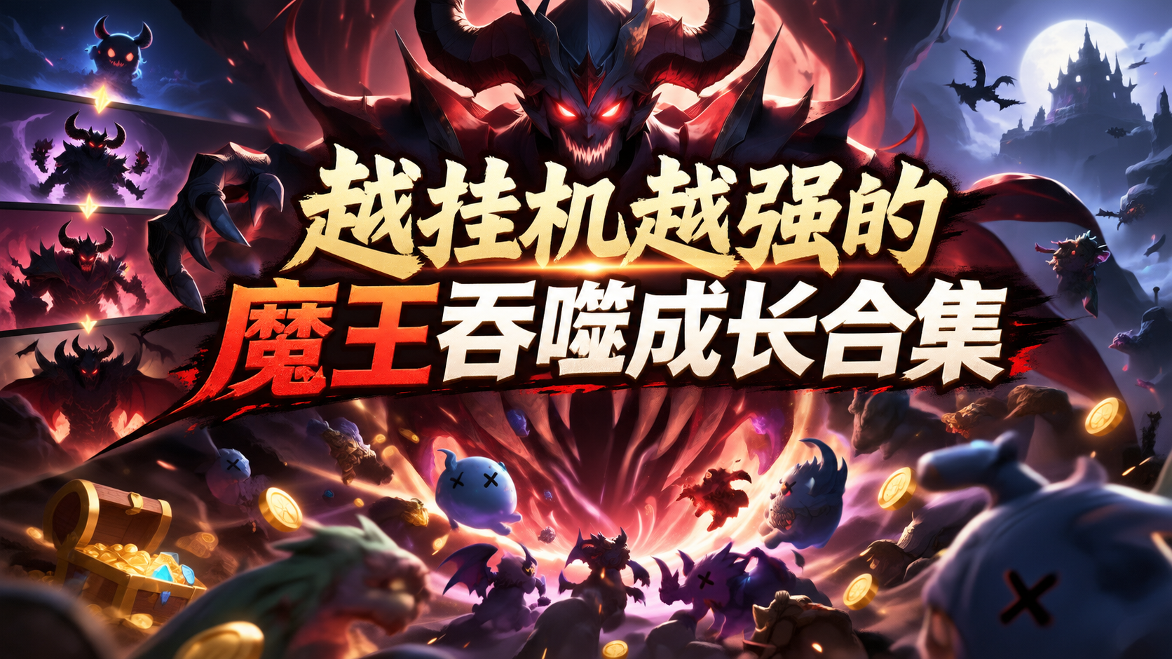 越挂机越强的魔王吞噬成长合集