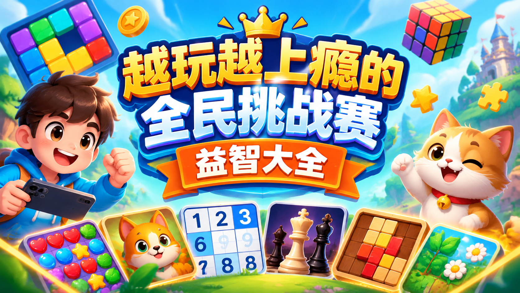越玩越上瘾的全民挑战赛益智大全