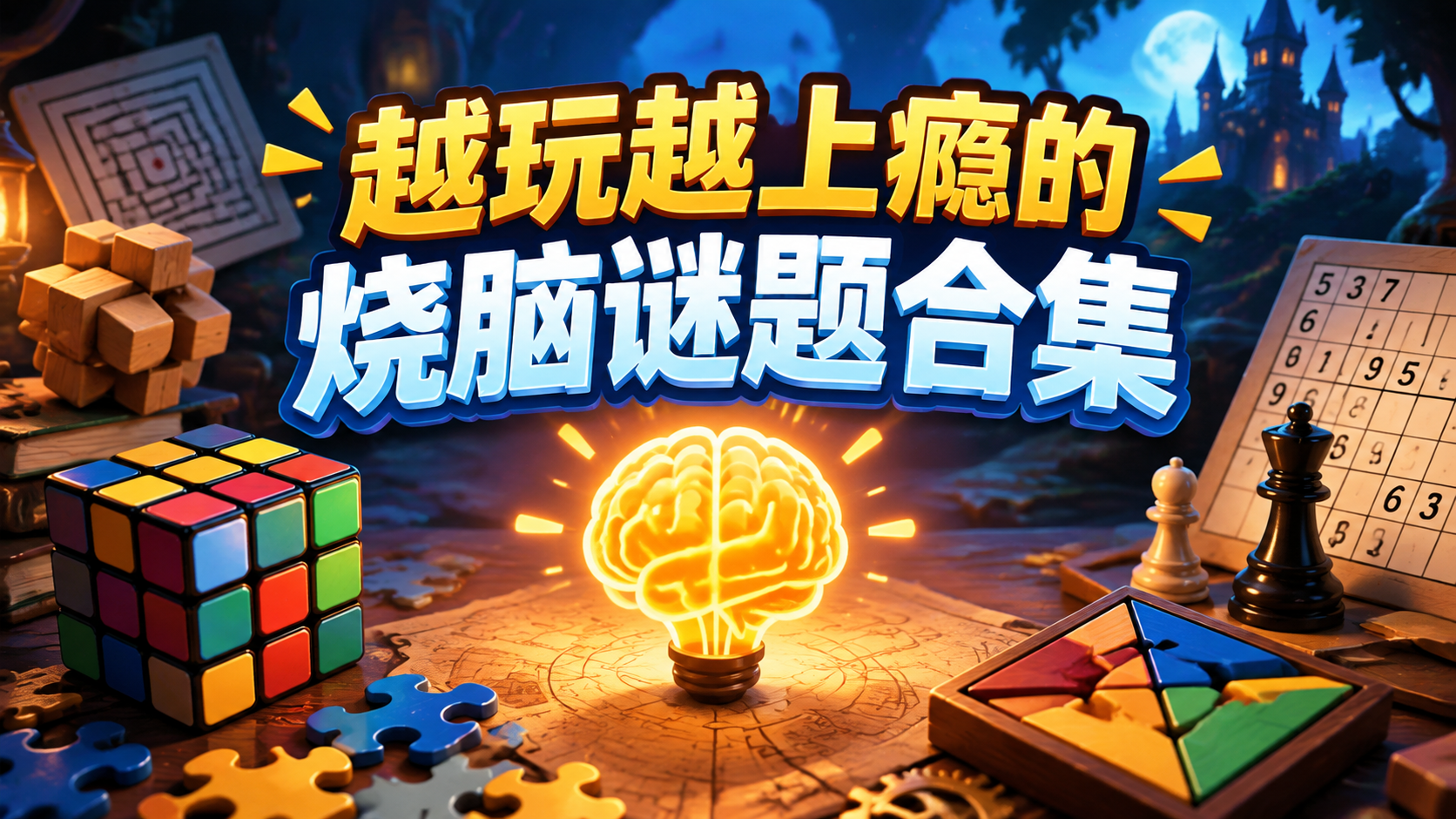 越玩越上瘾的烧脑谜题合集