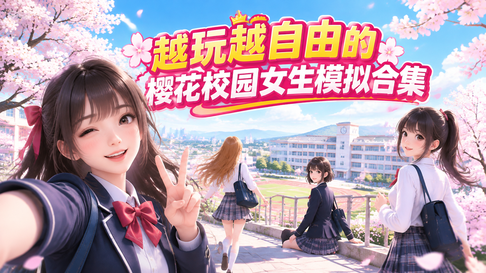越玩越自由的樱花校园女生模拟合集