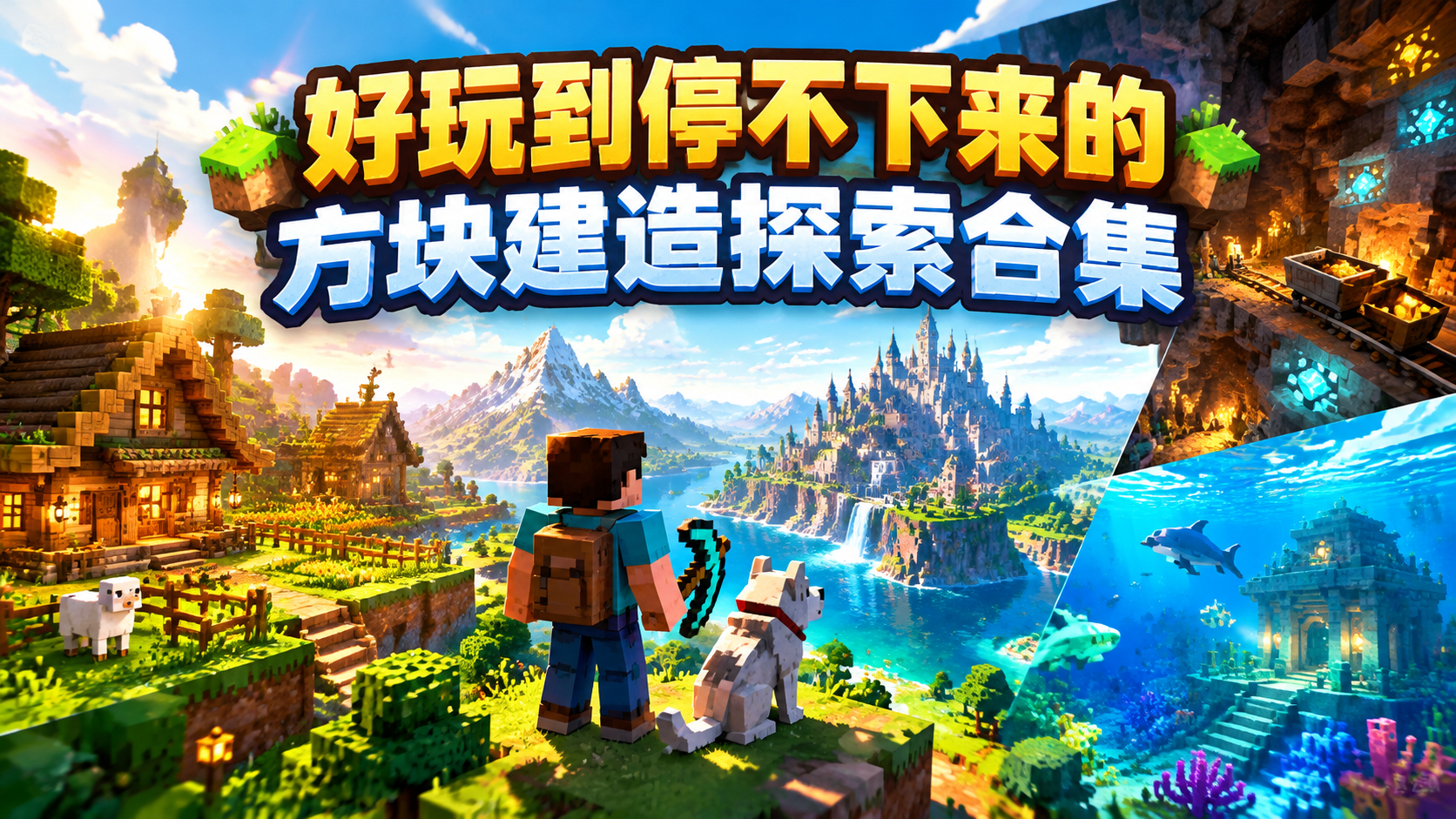 好玩到停不下来的方块建造探索合集