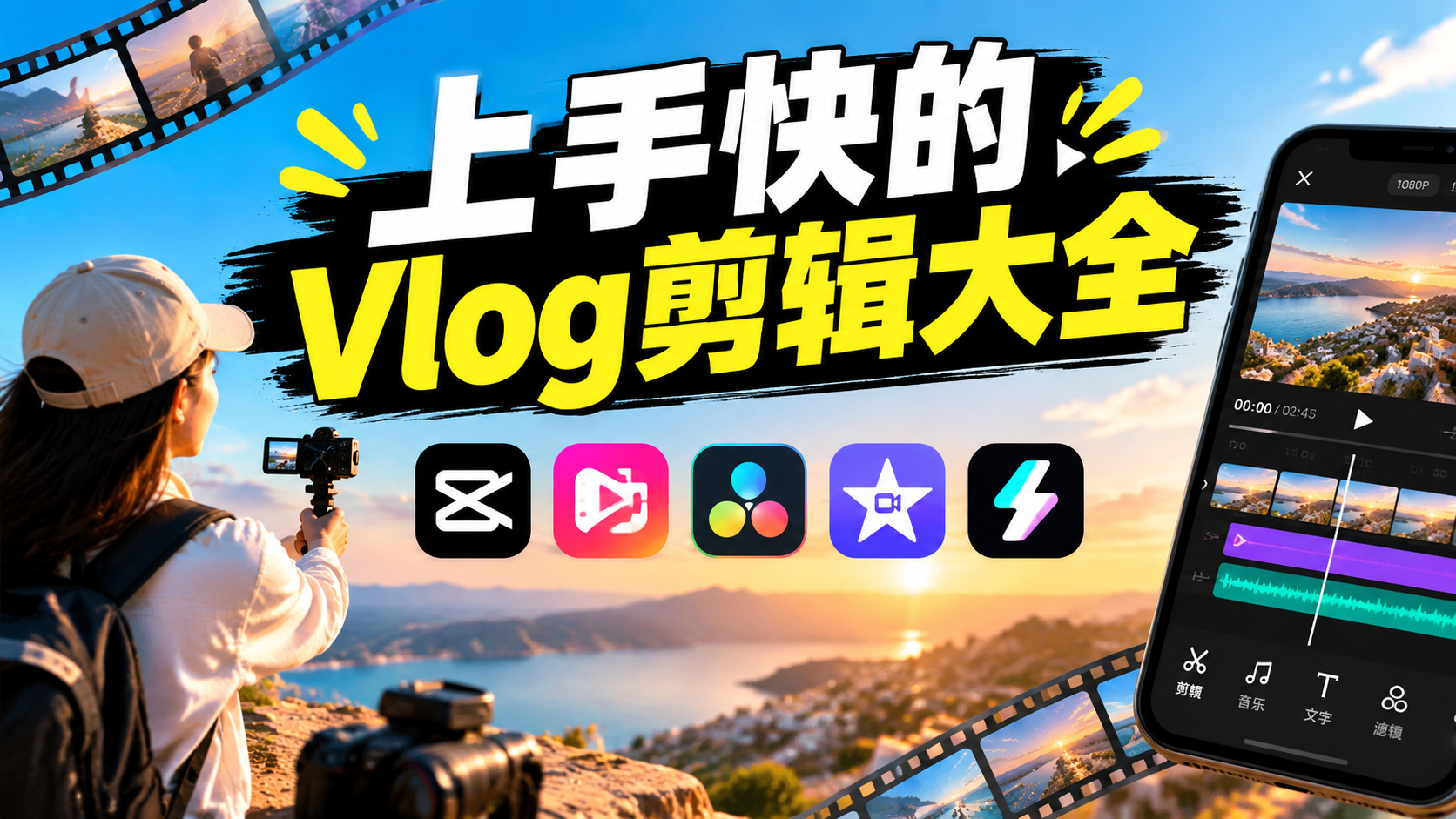 上手快的Vlog剪辑大全