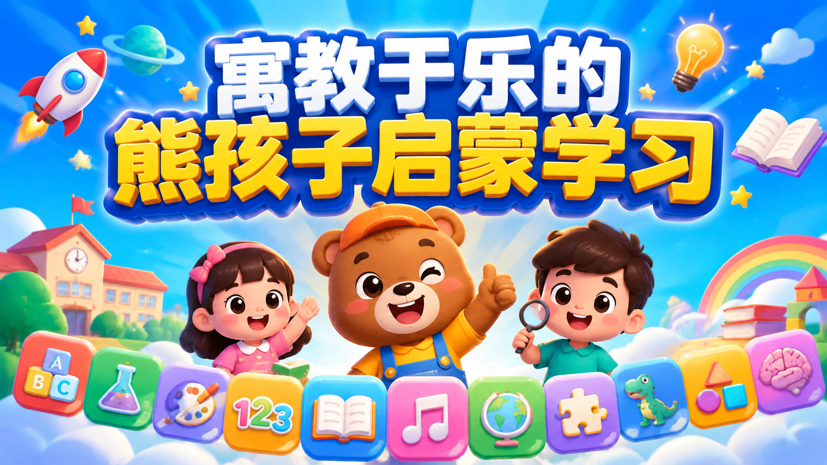 寓教于乐的熊孩子启蒙学习