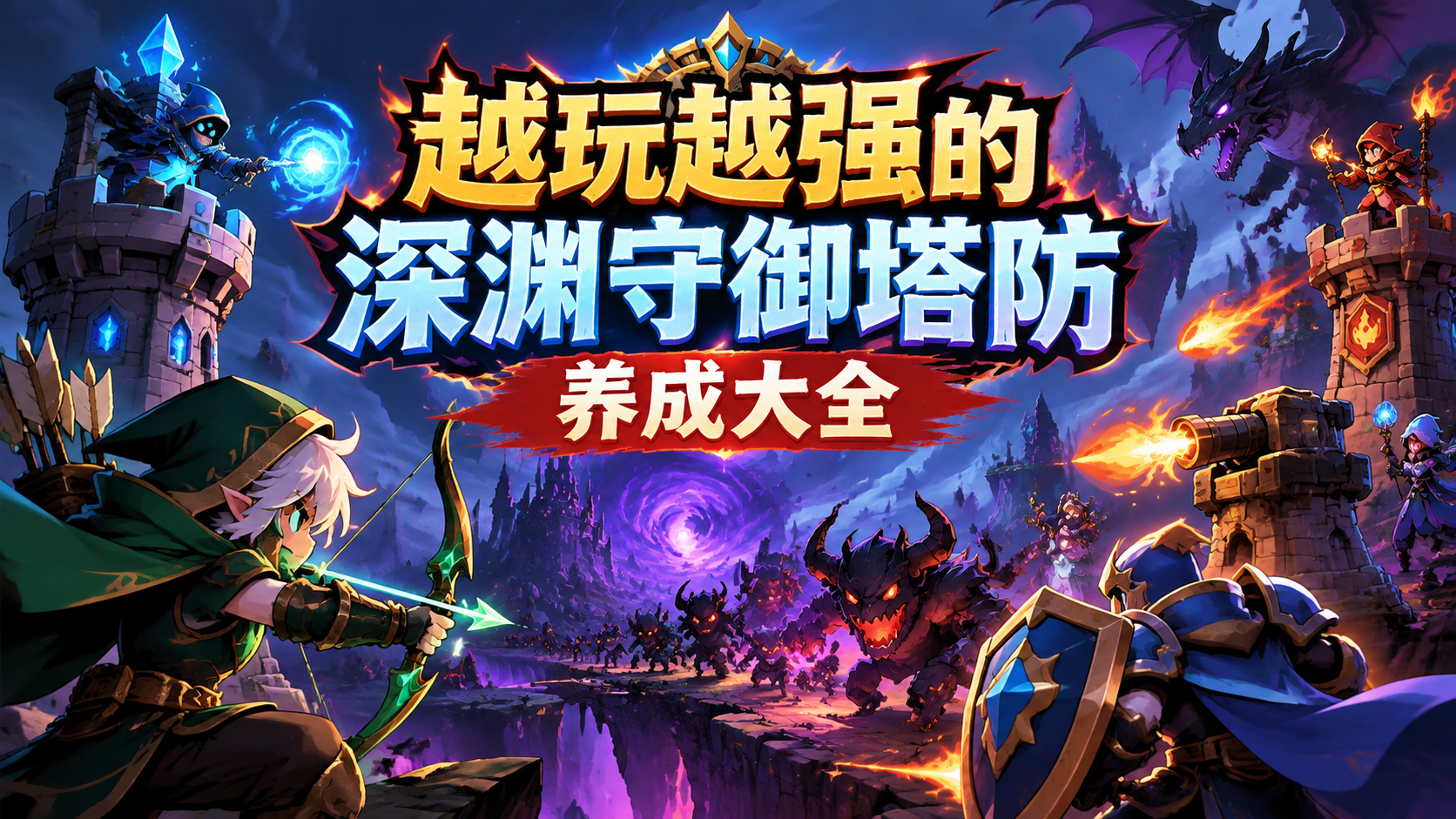 越玩越强的深渊守御塔防养成大全