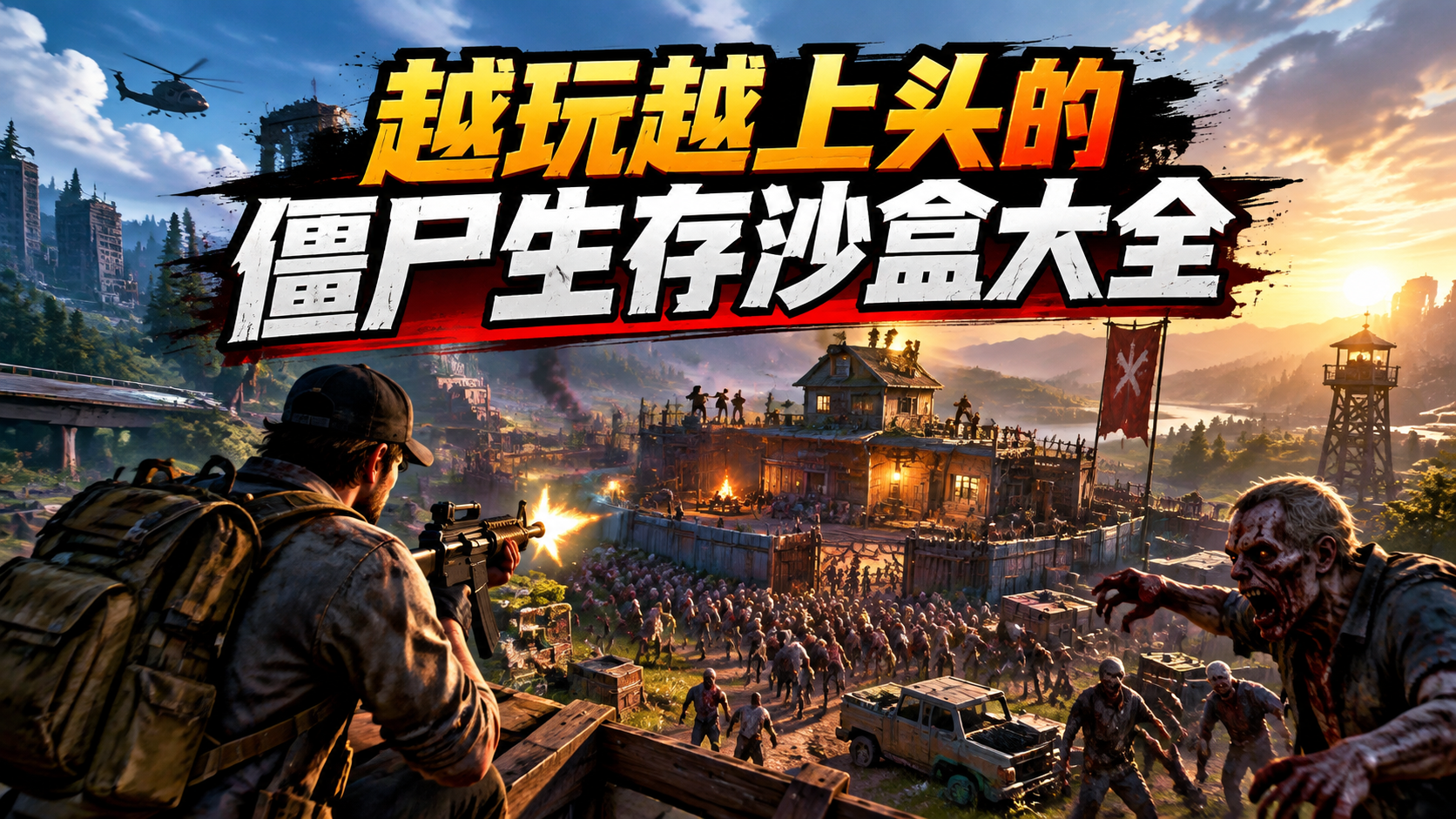 越玩越上头的僵尸生存沙盒大全