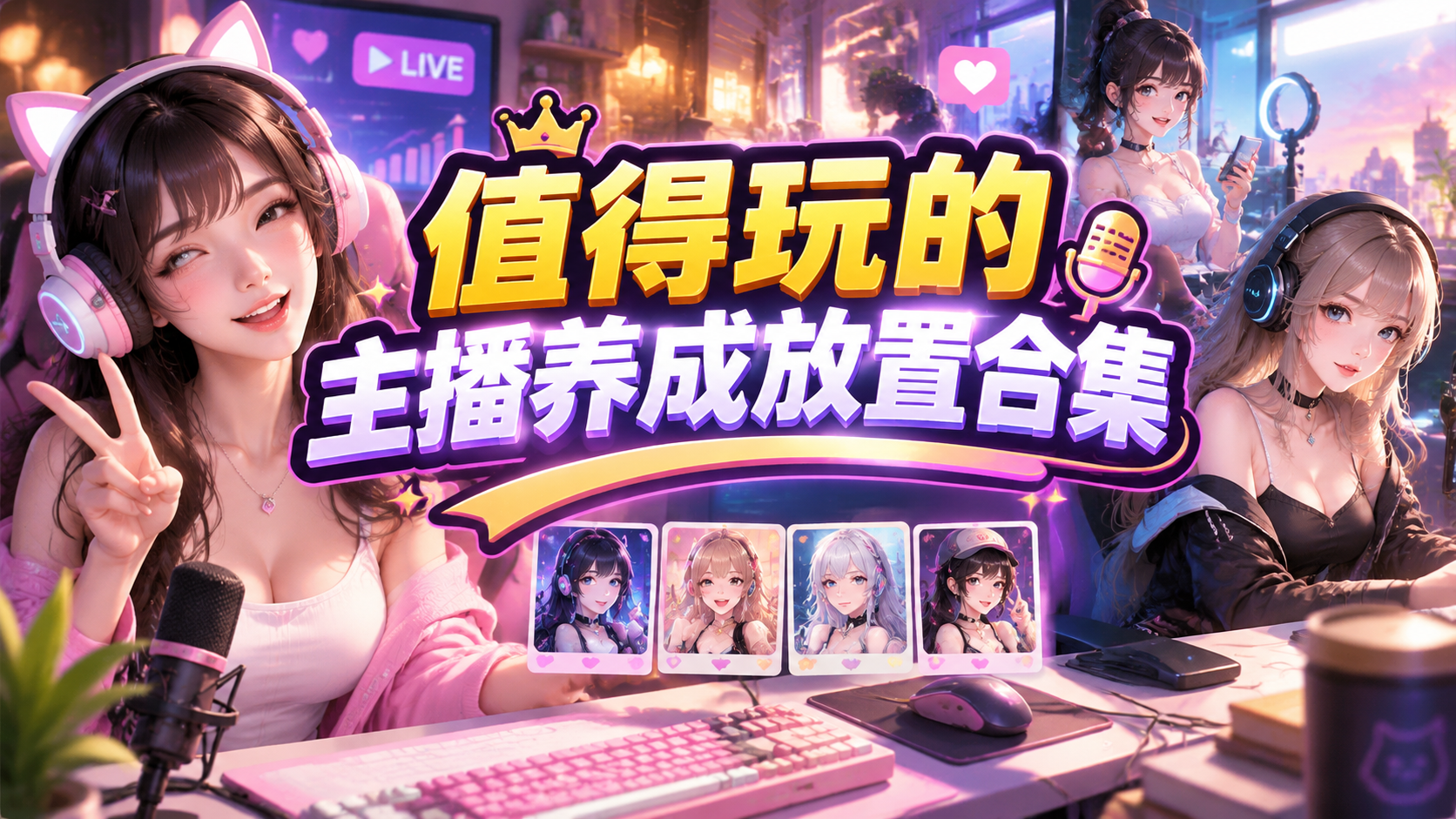 值得玩的主播养成放置合集