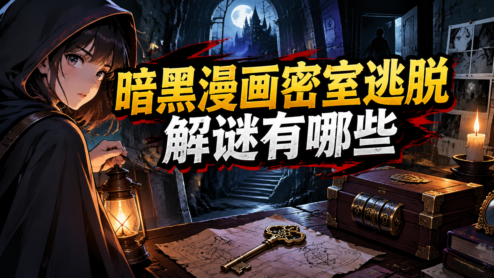 暗黑漫画密室逃脱解谜有哪些