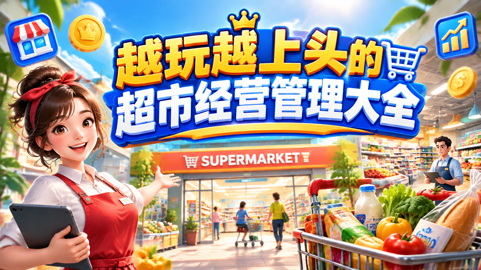 越玩越上头的超市经营管理大全