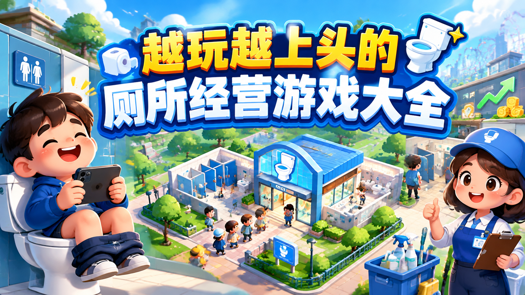 越玩越上头的厕所经营游戏大全
