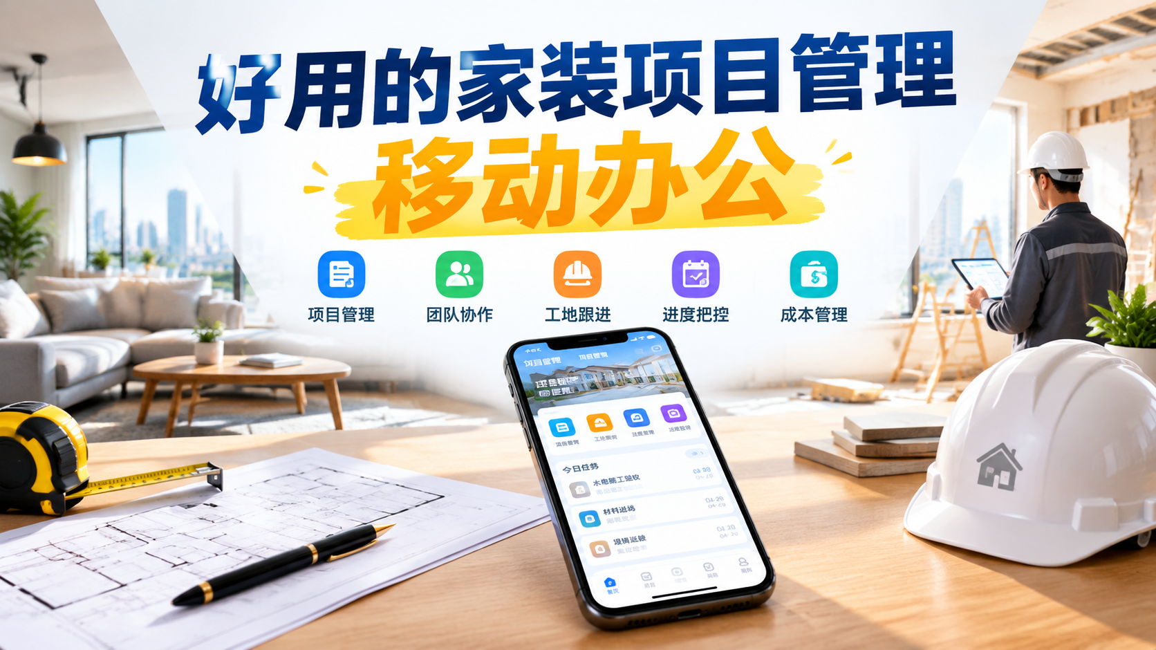 好用的家装项目管理移动办公
