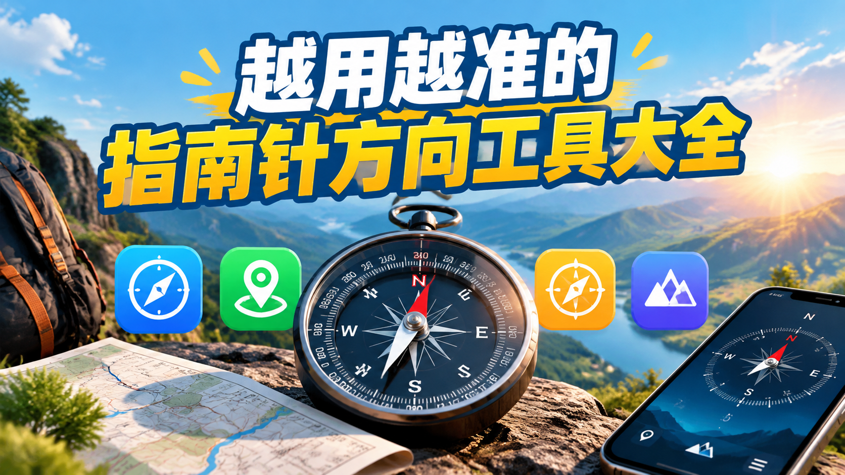 越用越准的指南针方向工具大全