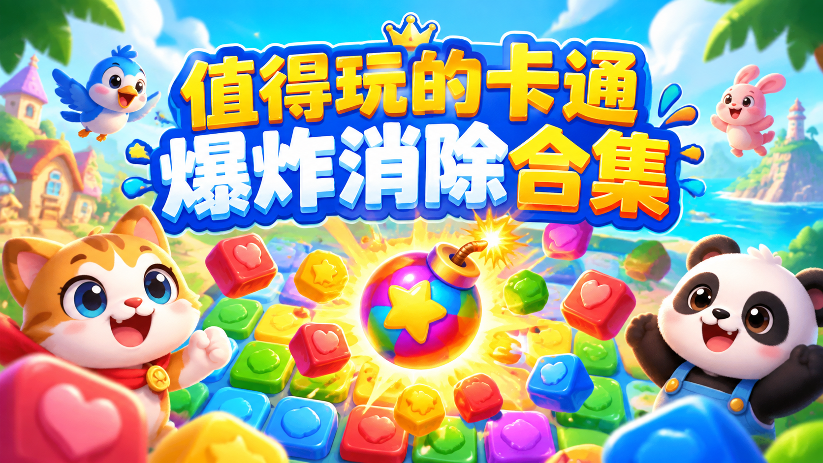 值得玩的卡通爆炸消除合集