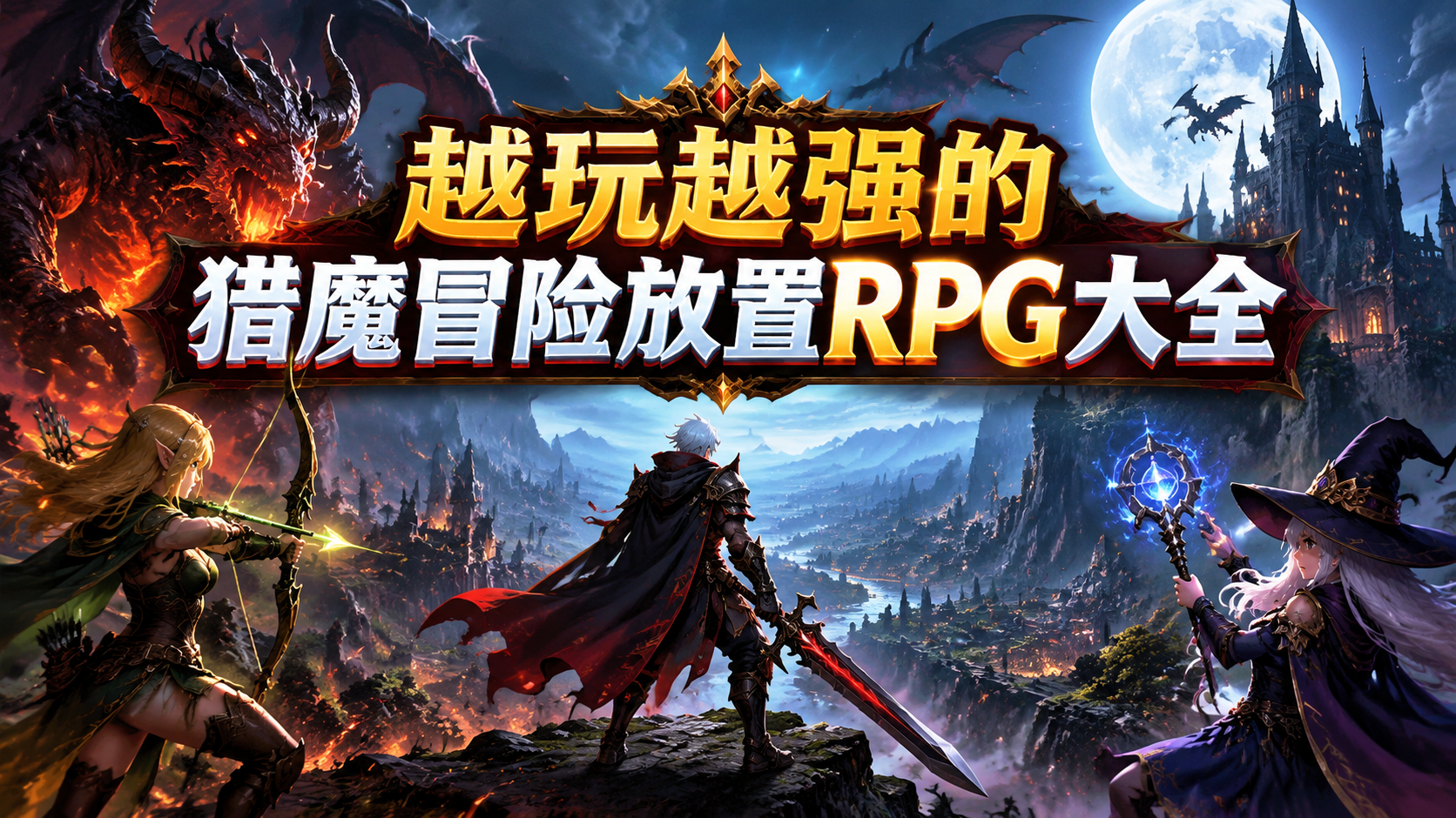 越玩越强的猎魔冒险放置RPG大全