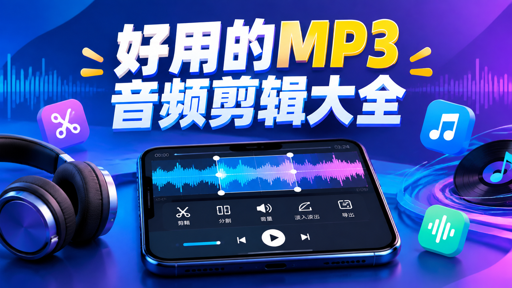 好用的MP3音频剪辑大全