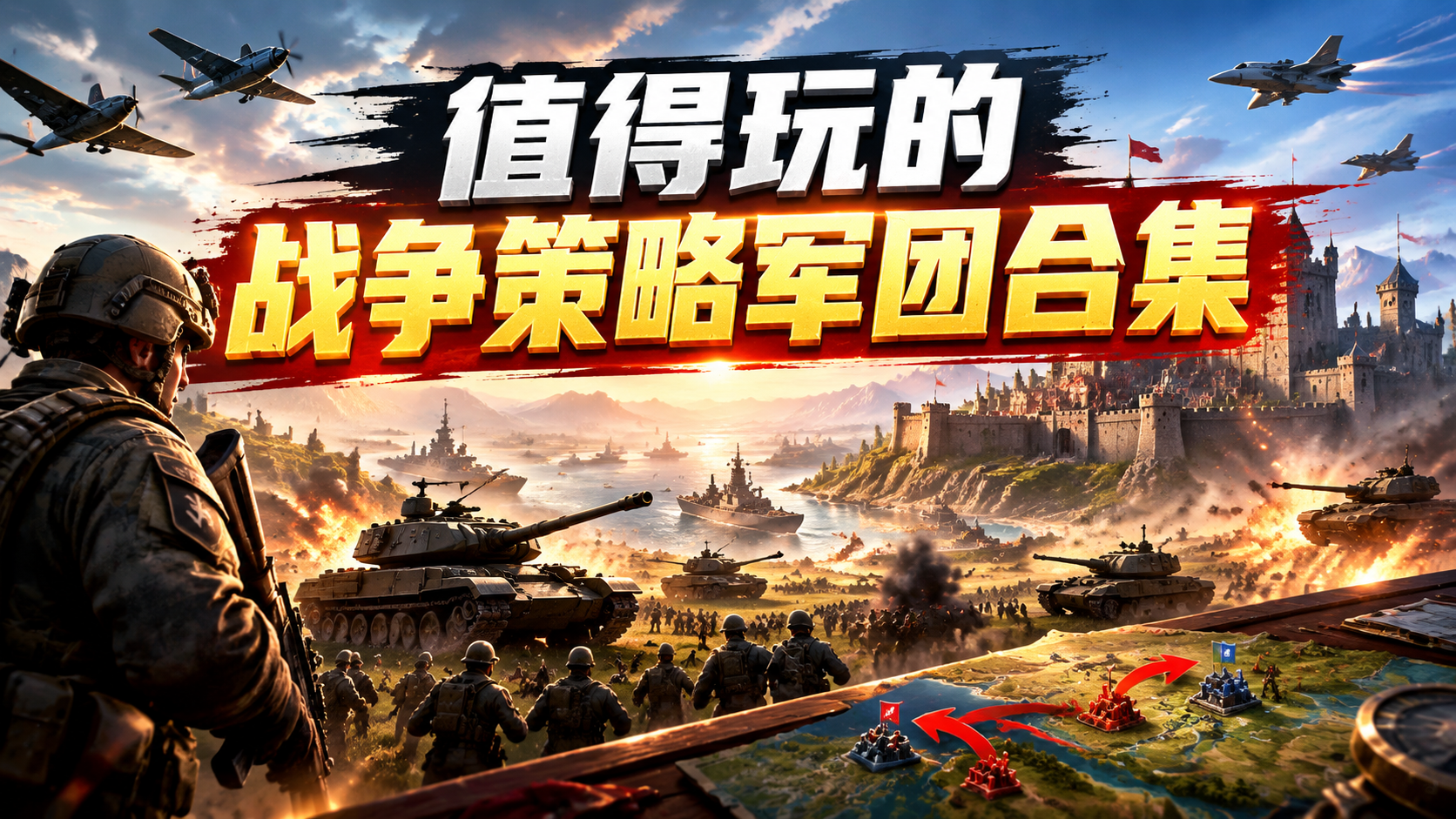 值得玩的战争策略军团合集