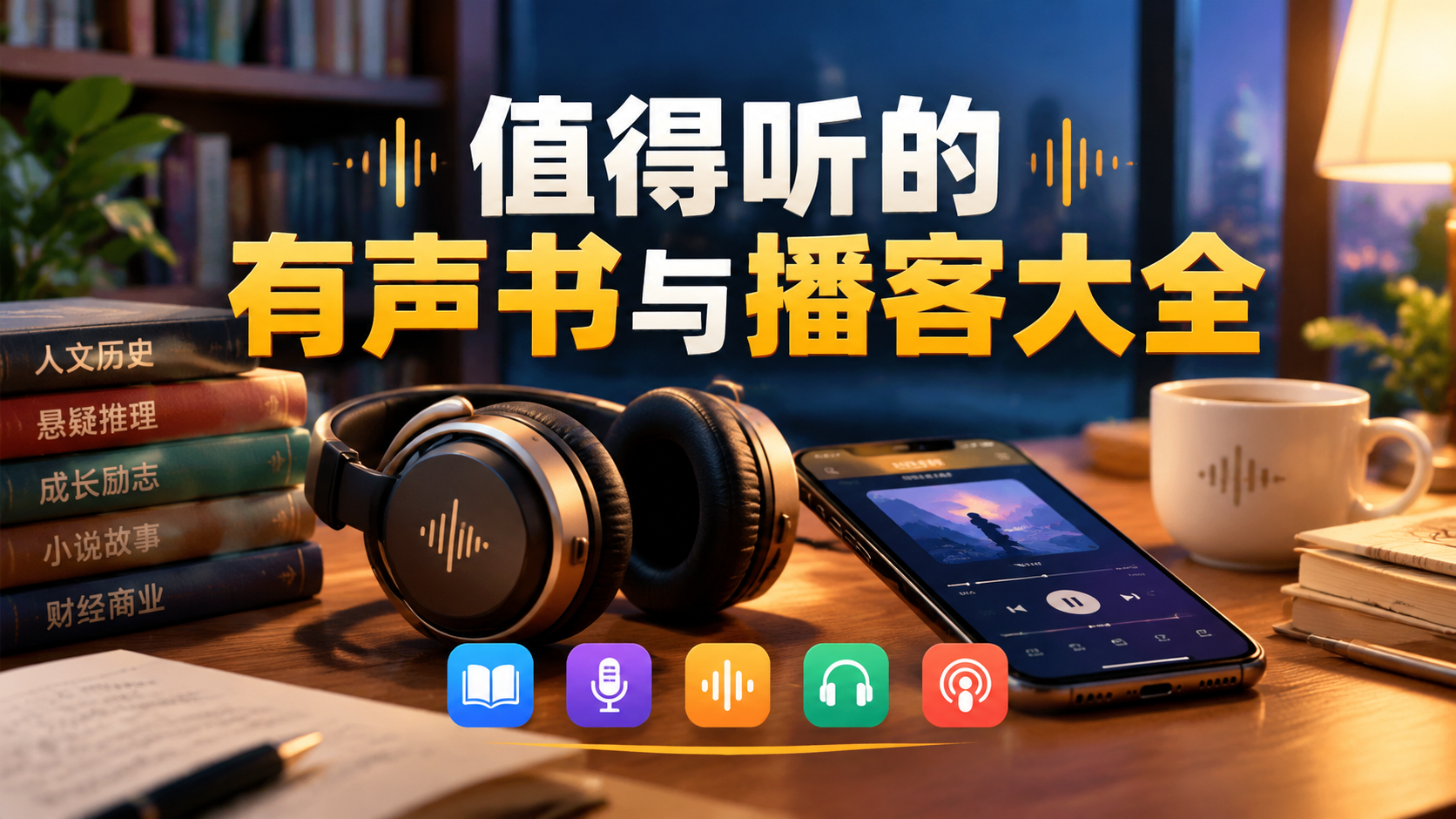 值得听的有声书与播客大全