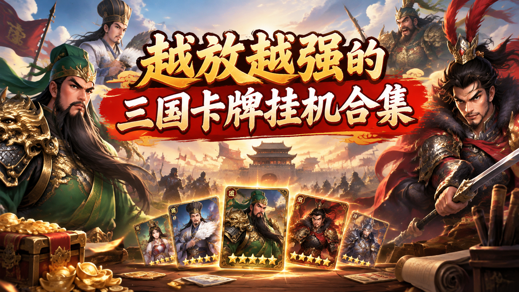 越放越强的三国卡牌挂机合集