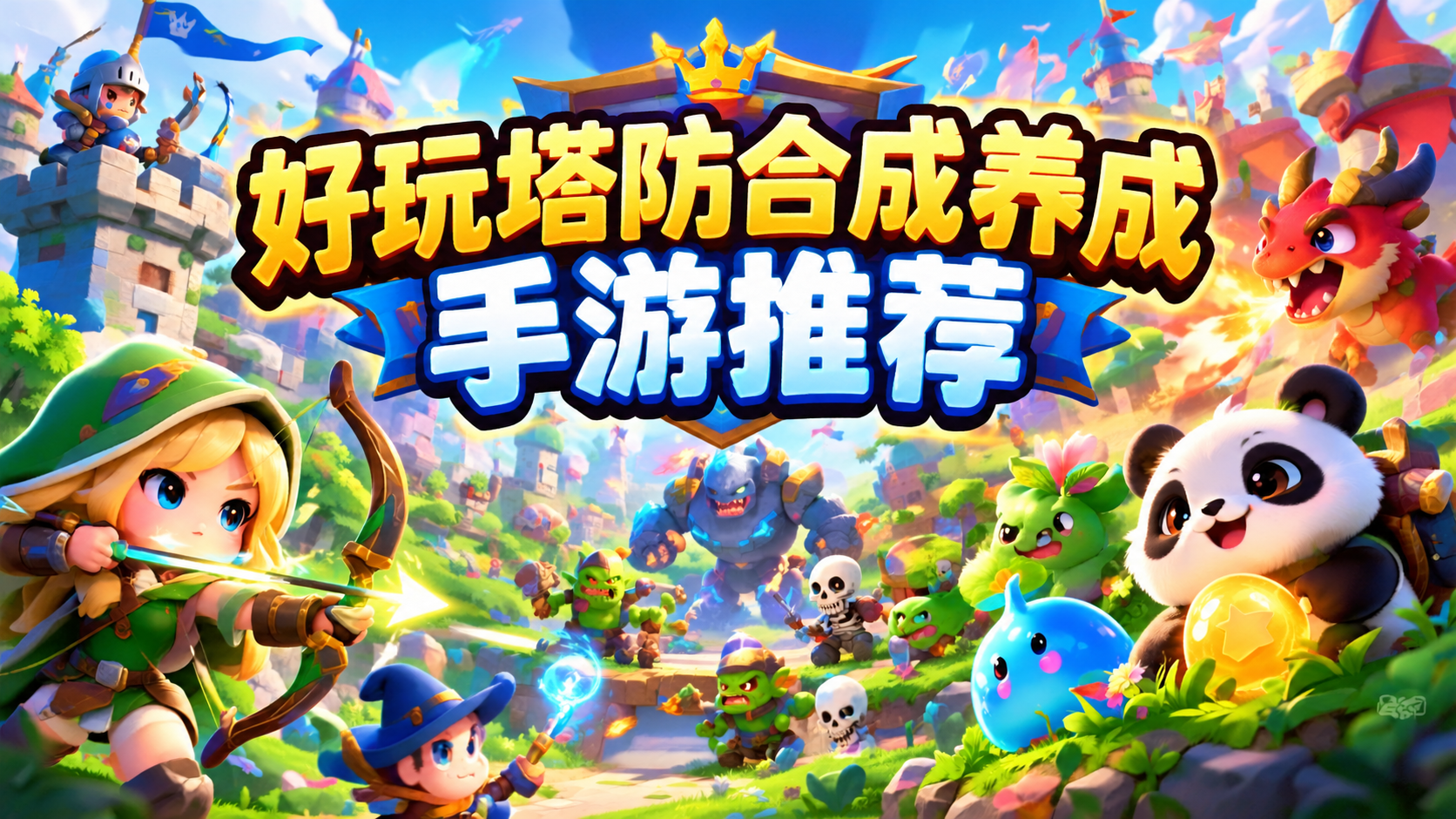 好玩塔防合成养成手游推荐