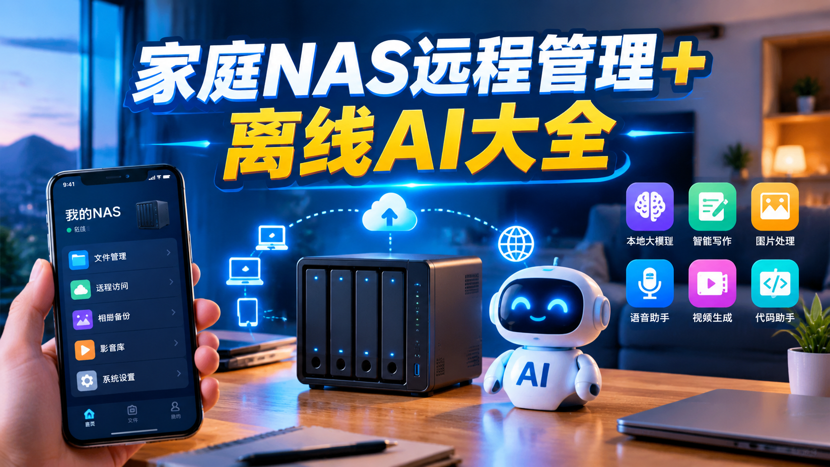 家庭NAS远程管理+离线AI大全