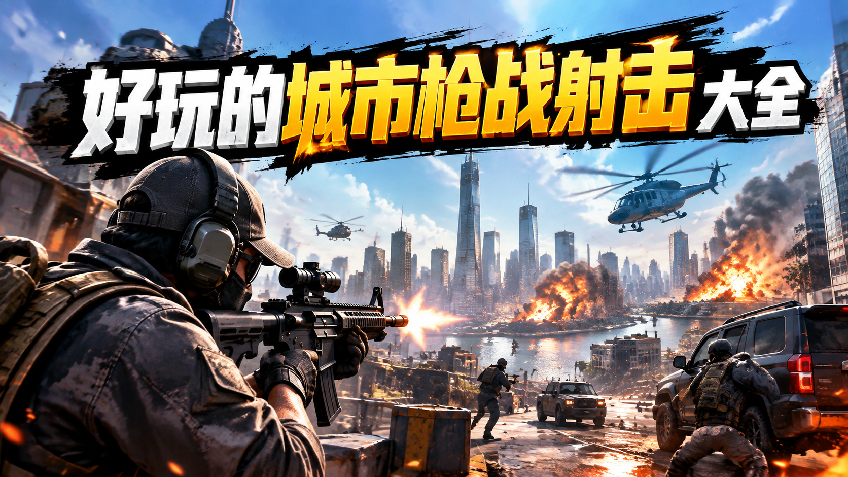 好玩的城市枪战射击大全