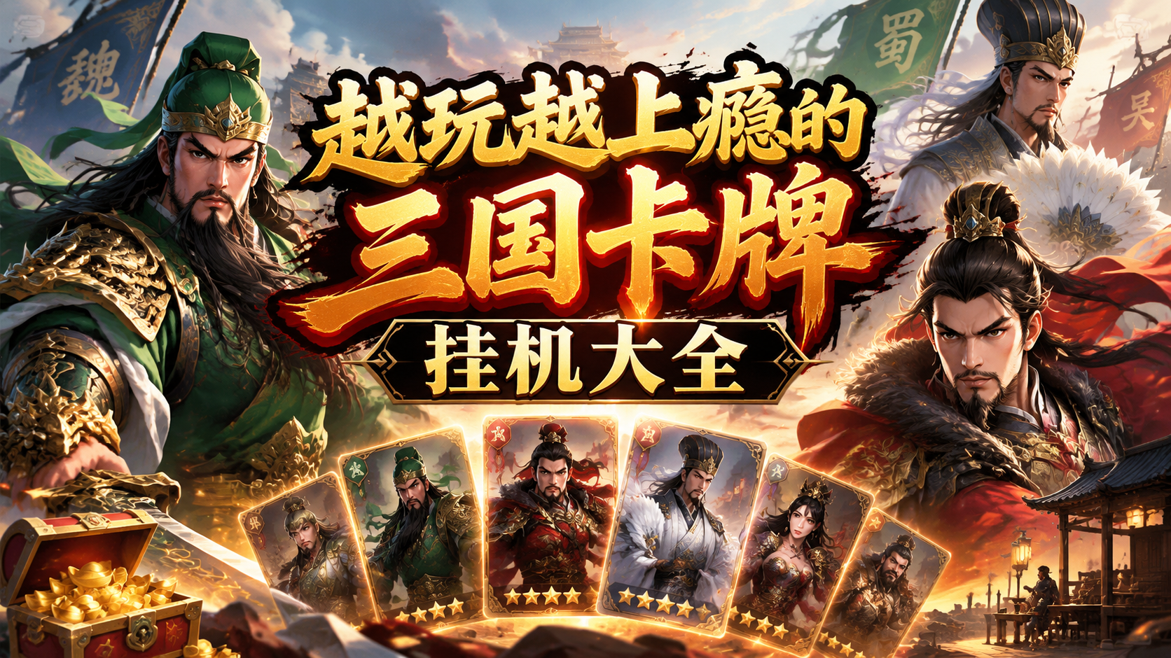 越玩越上瘾的三国卡牌挂机大全