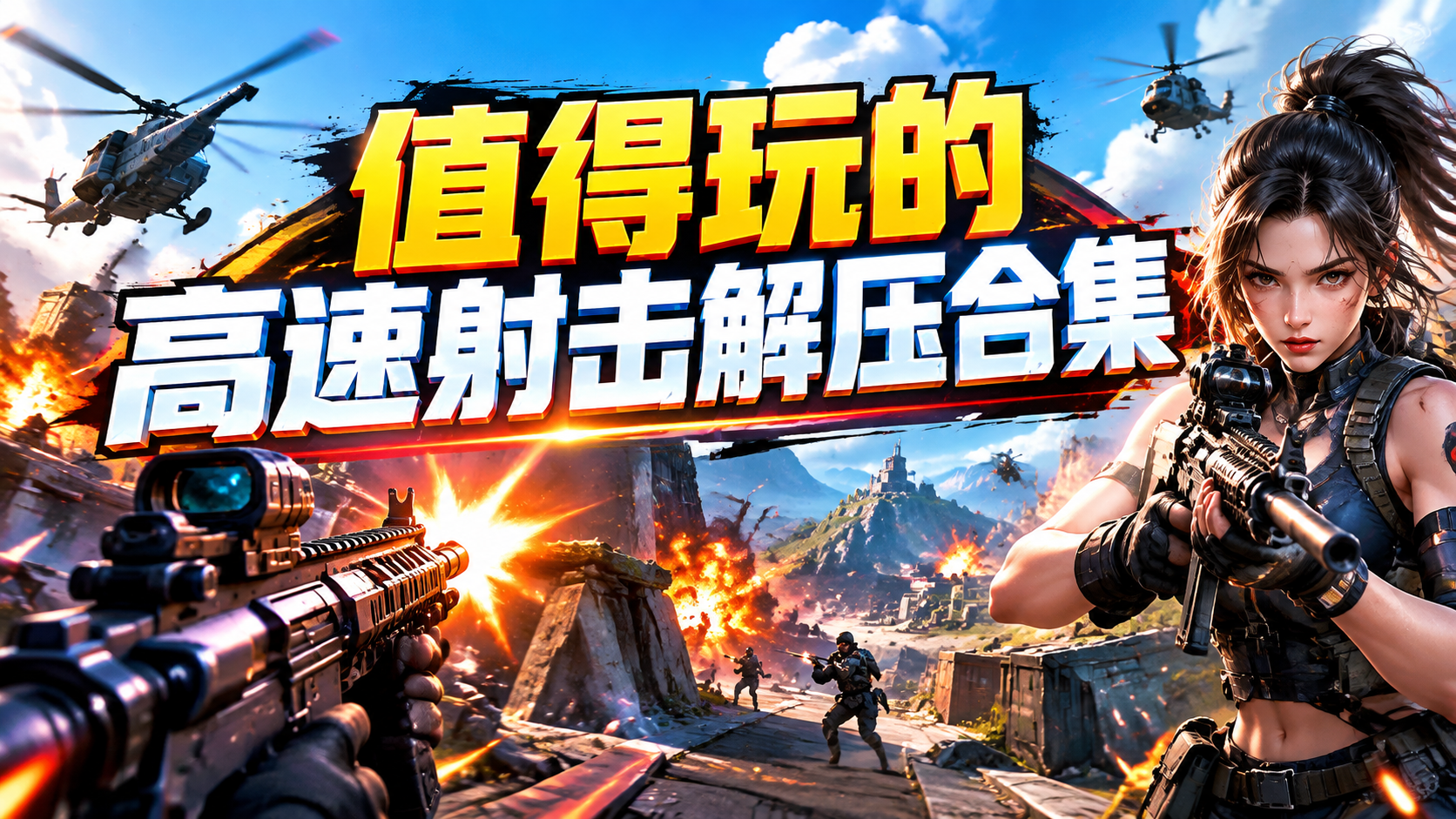 值得玩的高速射击解压合集