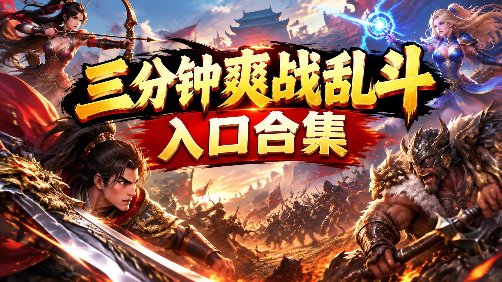 三分钟爽战乱斗入口合集