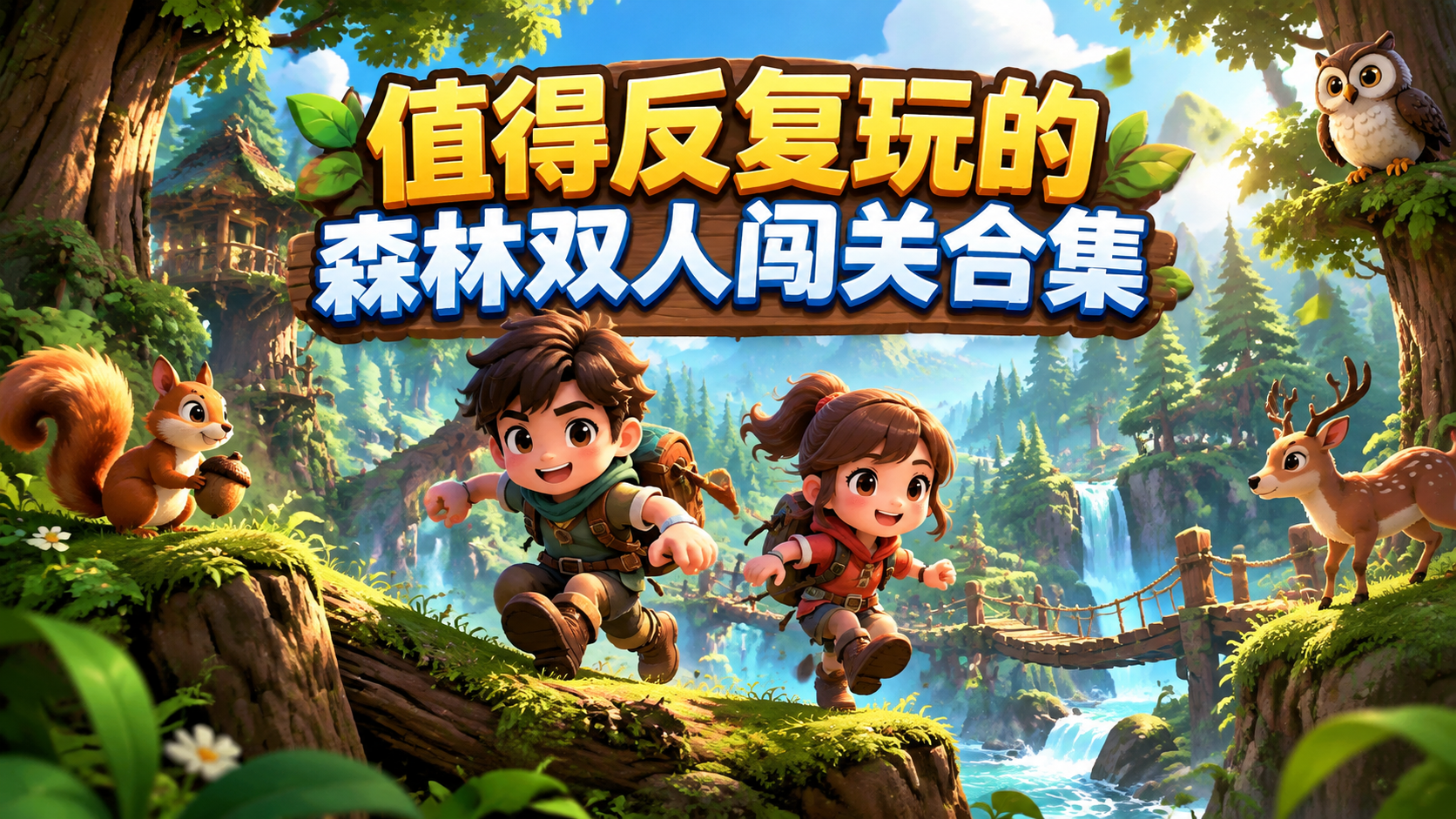值得反复玩的森林双人闯关合集