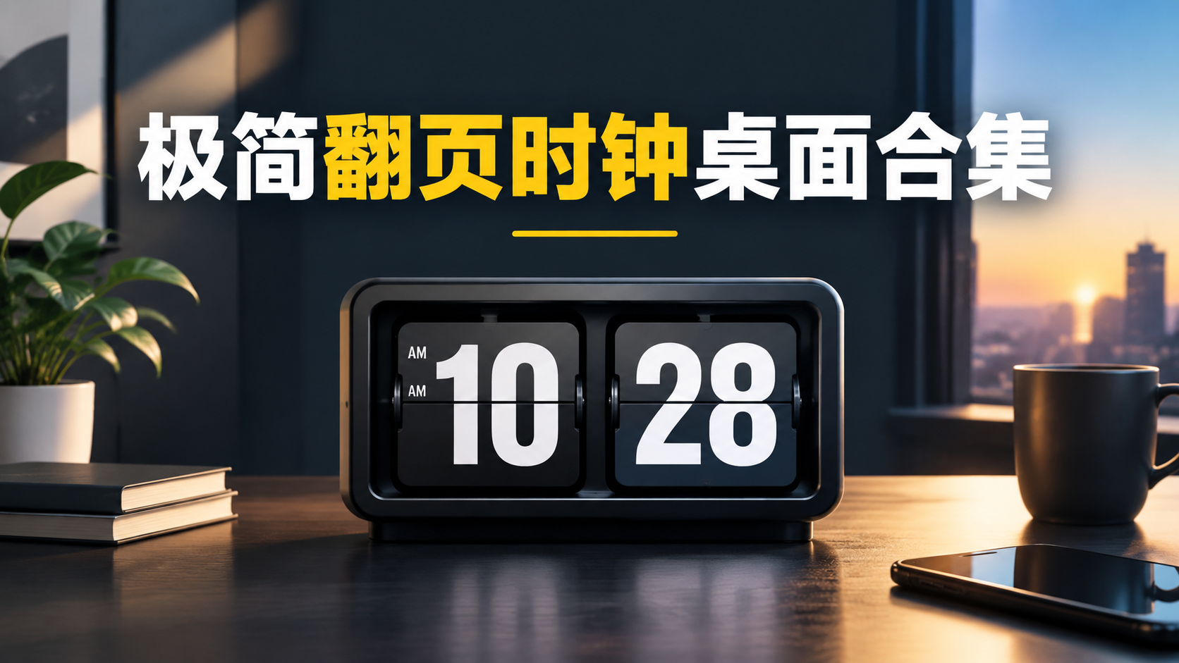 极简翻页时钟桌面合集
