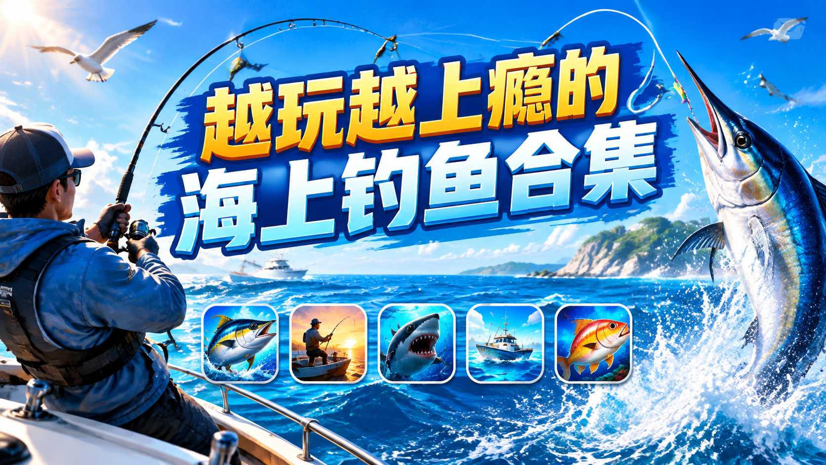 越玩越上瘾的海上钓鱼合集