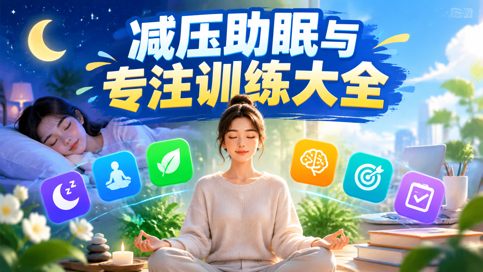 减压助眠与专注训练大全