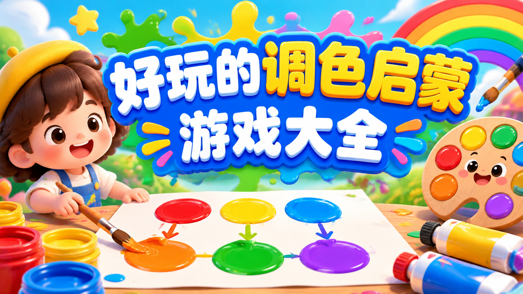 好玩的调色启蒙游戏大全